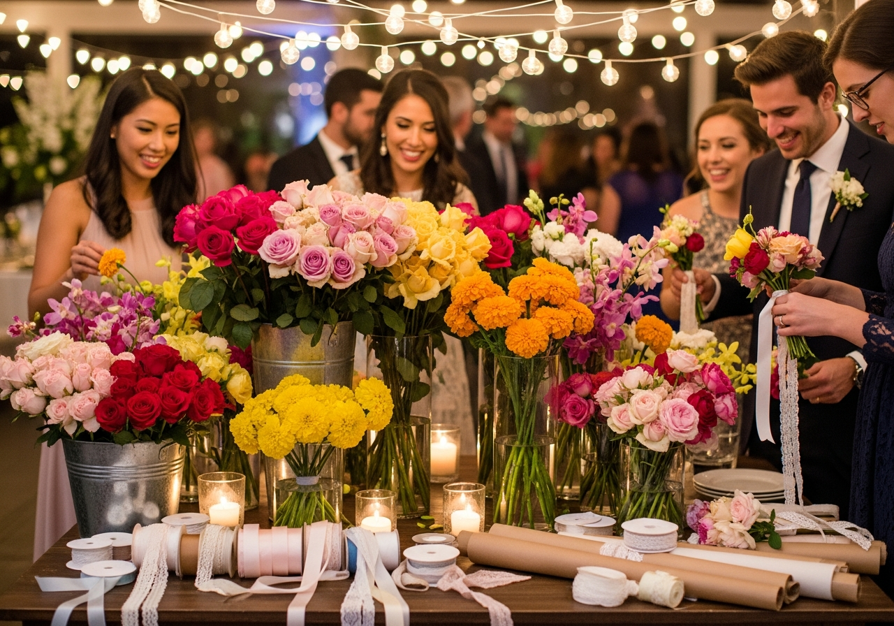 Live Floral Bloom Bar
